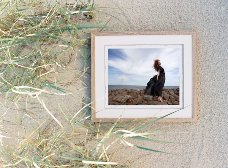 Edwina Fallon Fashion Model in a frame